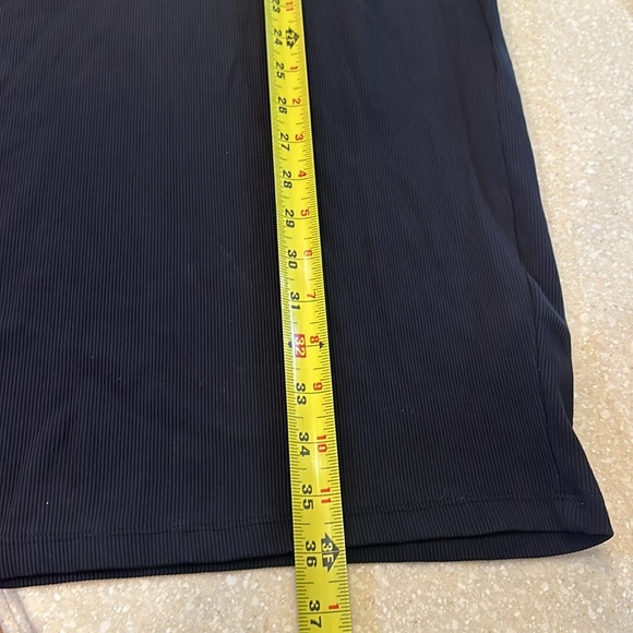 H&M Body Con Dress Button Detail Navy Womens Sz m - Picture 4 of 8